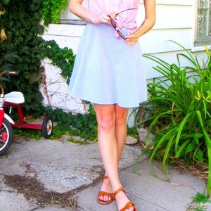 🆕 Land's End Seersucker Skirt  WWT